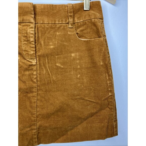 J Crew Corduroy Skirt Women's Size 2 Camel Brown - Picture 2 of 7
